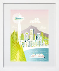 Seattle Frame White 18x25