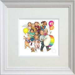 The Shirley Hughes All Star Band Framed