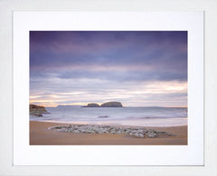 Co Antrim - Sheep Island Frame White 