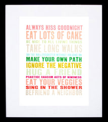 Always Kiss Goodnight Framed