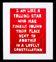 I Am Like A Falling Star Framed