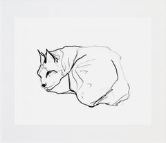 Sleeping Cat II Unframed