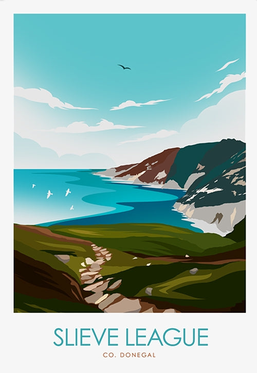 Co Donegal - Slieve League Unframed