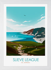 Co Donegal - Slieve League White Frame