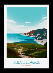 Co Donegal - Slieve League Black Frame