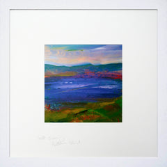 Print - Soft Evening, Rathlin Island White Frame