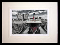 Belfast - SS Nomadic Belfast Frame Black Box 40X30