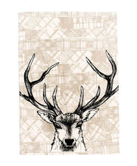 Tea Towel Stag