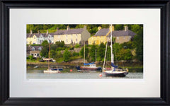 Co Down - Strangford Village By The Slip Frame Black Moulded 71X45