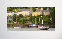 Co Down - Strangford Village By The Slip Unframed 71x45