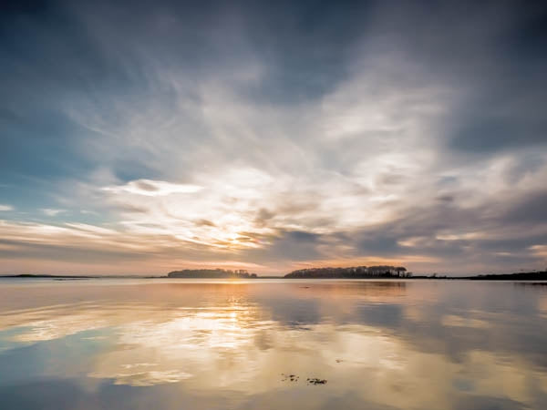 Strangford Lough Sunset Unframed