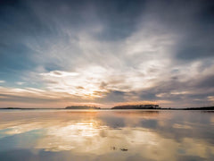 Strangford Lough Sunset Unframed