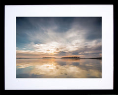 Strangford Lough Sunset Framed