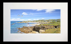 Co Donegal - Summer Port na Blagh Flat Black Frame