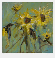 Print - Summer Sunflowers - Unframed