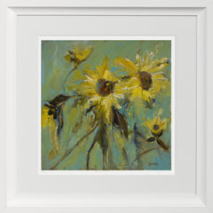 Print - Summer Sunflowers - Framed