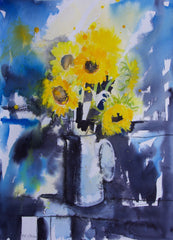 Print - Sunflowers In Shadows