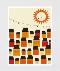 Sunny Small City Unframed