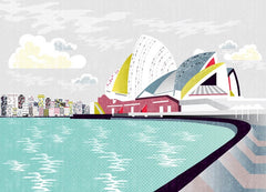 Sydney Opera House Unframed 37x47