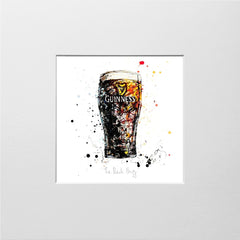 Print Open Edition Drinks - The Black Stuff-12 x 12-Unframed