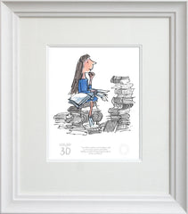 Roald Dahl Matilda 30th Anniversary - The Child in Question is Extra-Ordinary Framed