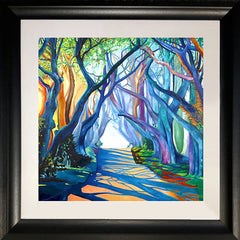 Print - Dark Hedges Chunky Black Frame Delivery - See Below