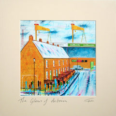 The Glens of Antrim Unframed 15 x 15