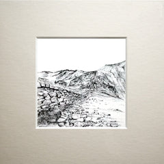 The Mourne Wall From Donard Unframed