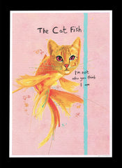 The Cat Fish - Flat Black Frame