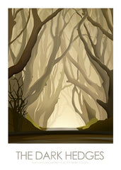 Game Of Thrones The Dark Hedges Unframed