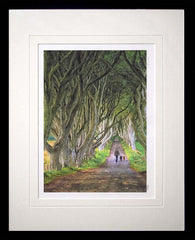 Co Antrim - The Dark Hedges Frame Black Box 40X30