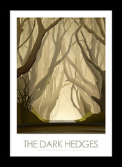 Game Of Thrones The Dark Hedges Black Frame