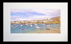 Co Antrim - The Harbour Portrush Flat Black Frame