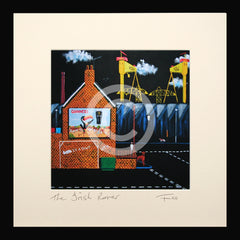 Print - Irish Rover-15 x 15-Small Flat Black Frame