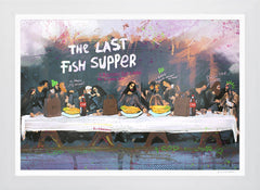 The Last Supper - White Frame