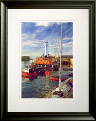 Co Down - The Lighthouse Donaghadee Frame Black Moulded 60x47.5