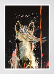 The Night Mare - Flat White Frame