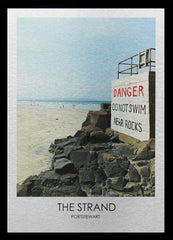 Belfast - The Strand, Portstewart-50 x 70-Black Box Frame