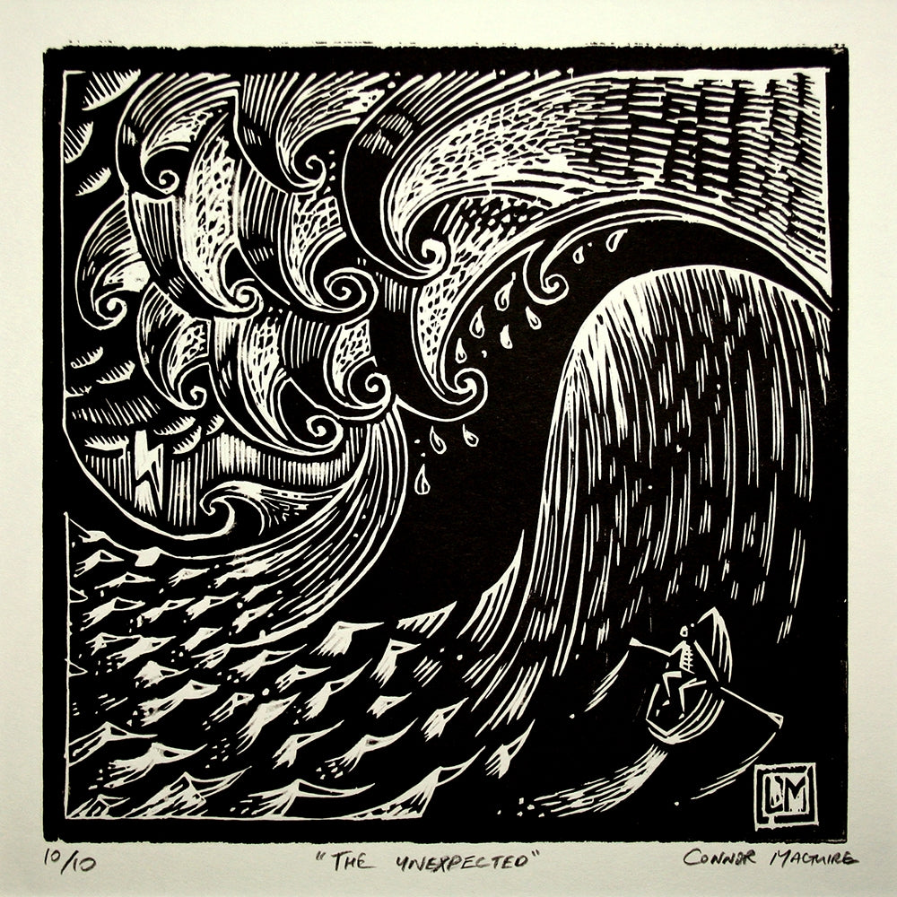 Linoprint - The Unexpected