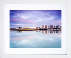 Titanic Skyline Frame White 