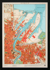 Titanic Belfast Ordnance Map Frame Black