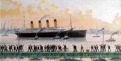 The Titanic Leaving Belfast (Print) Unframed