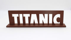 Miniature Titanic Belfast Sign