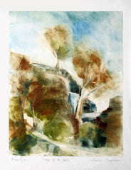 Monotype - Top of the Falls Unframed