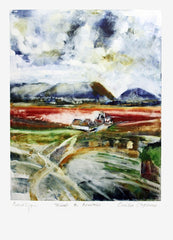 Monotype - Towards the Mountains Unframed