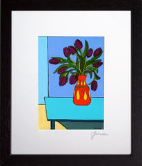 Tulips And Poole Black Frame