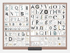 The Taxonomy of Typography White Frame