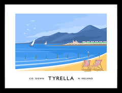 Co Down - Tyrella Frame Black 40x30 No Mount