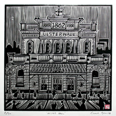 Linoprint - Ulster Hall