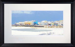 Co Down - Under Winter Skies, Donaghadee Frame Black Moulded 71X45